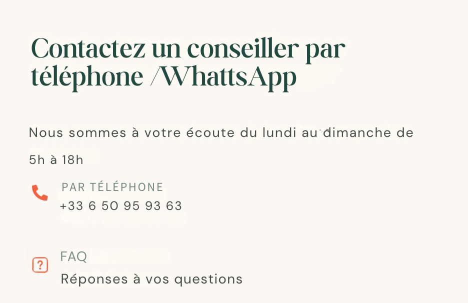 Nous contacter — Itrora Parfums